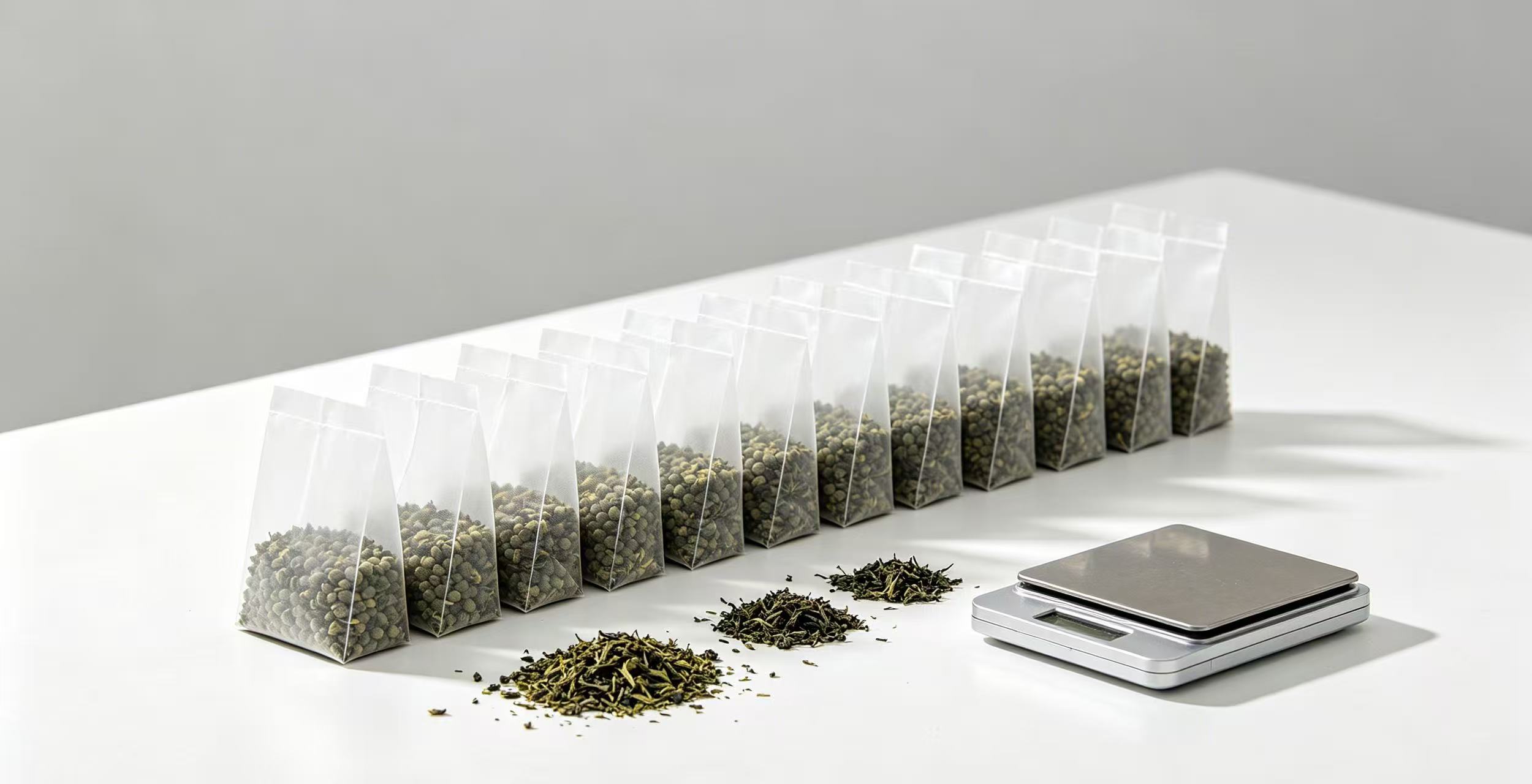La macchina volumetrica stabile per pesare e riempire il tè a basso errore La Cina riduce gli sprechi di materie prime del tè a livello globale