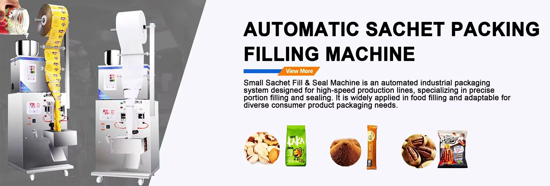 Riempitrice automatica per bustine