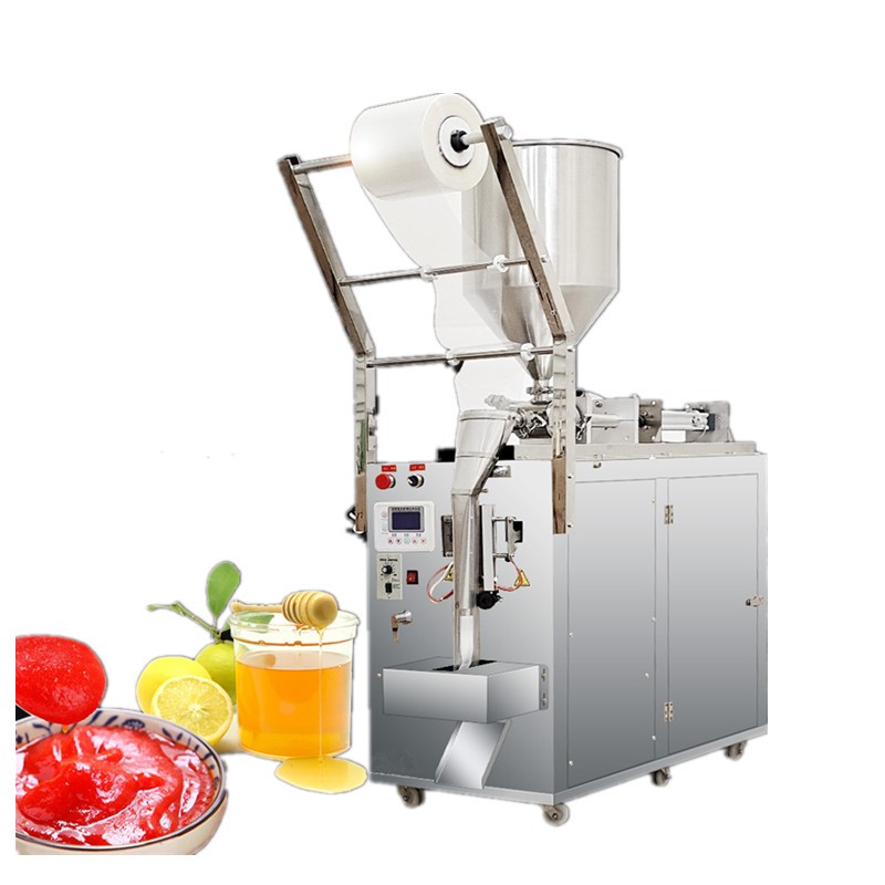 Confezionatrice automatica per salse liquide con mixer