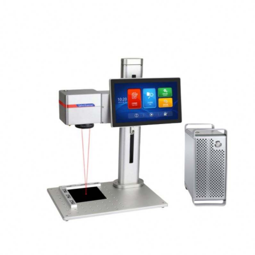 Macchina per marcatura laser portatile da tavolo con touch screen da 10 pollici